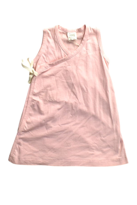 A Pink Sleeveless Dresses from Nature Baby in size 18-24M for girl. (Front View)