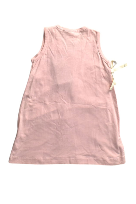 A Pink Sleeveless Dresses from Nature Baby in size 18-24M for girl. (Back View)