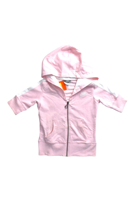 A Pink Lightweight Jackets from Nike in size 8Y for girl. (Front View)
