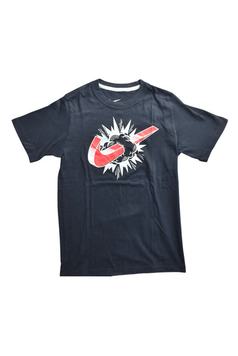 A Black Short Sleeve T Shirts from Nike in size 10Y for neutral. (Front View)