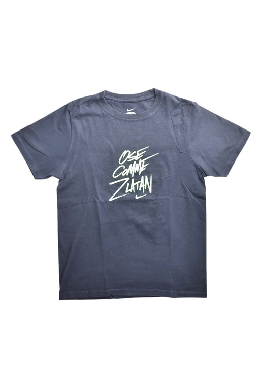 A Navy Short Sleeve T Shirts from Nike in size 10Y for neutral. (Front View)