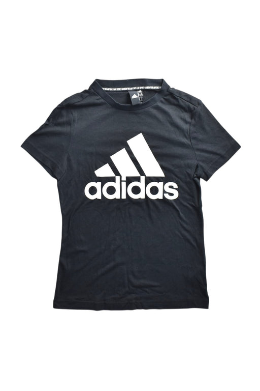 A Black Short Sleeve T Shirts from Adidas in size 5T for girl. (Front View)