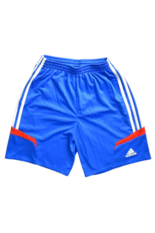 A Blue Shorts from Adidas in size 11Y for boy. (Front View)