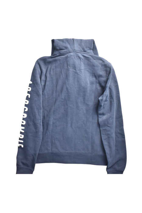 A Blue Zippered Sweatshirts from Abercrombie  in size 11Y for neutral. (Back View)