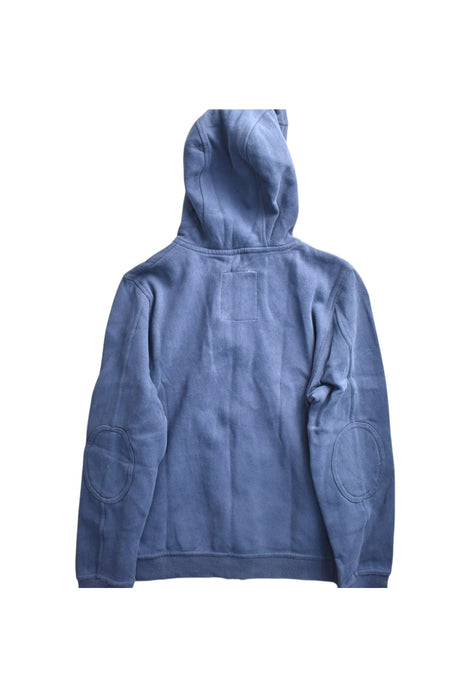 A Blue Hoodie from Cyrillus in size 11Y for neutral. (Back View)