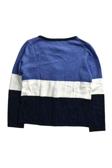 A Blue Cardigans from Cyrillus in size 8Y for boy. (Back View)