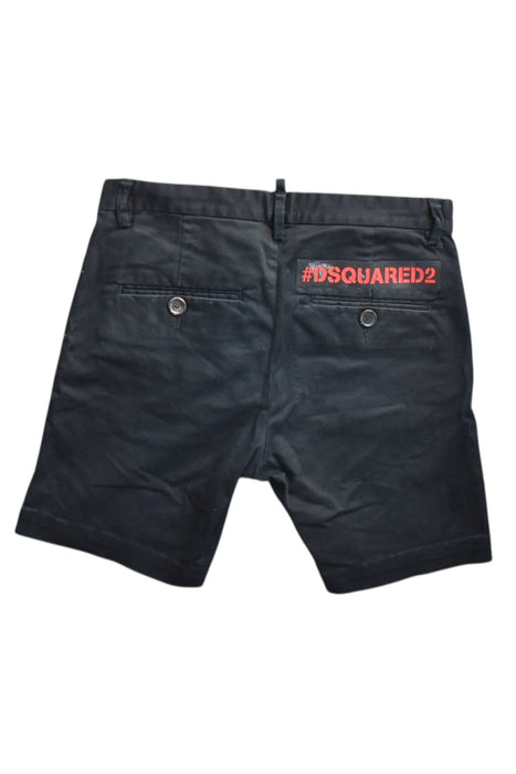 A Black Shorts from DSquared2 in size 12Y for boy. (Front View)