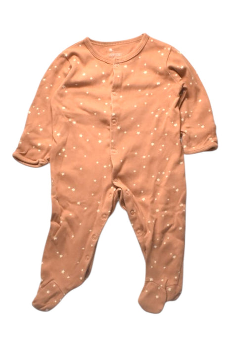 A Peach Onesies from Mamas & Papas in size 6-12M for boy. (Front View)