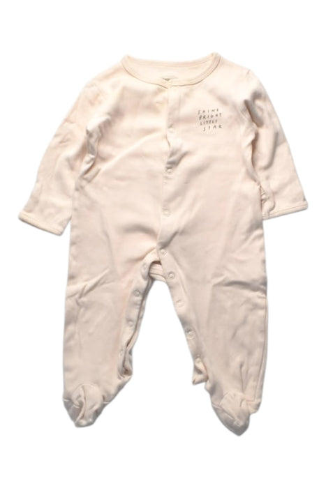 A Ivory Onesies from Mamas & Papas in size 6-12M for neutral. (Front View)