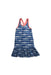 A Blue Sleeveless Dresses from Polo Ralph Lauren in size 6T for girl. (Front View)