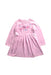 A Pink Long Sleeve Dresses from Sprout in size 18-24M for girl. (Front View)