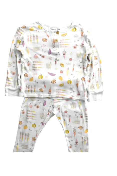 A White Pyjama Sets from Kays + Kins in size 18-24M for girl. (Front View)