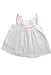 A White Sleeveless Dresses from DPAM in size 12-18M for girl. (Back View)
