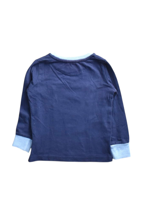 A Navy Long Sleeve T Shirts from Mothercare in size 18-24M for boy. (Back View)