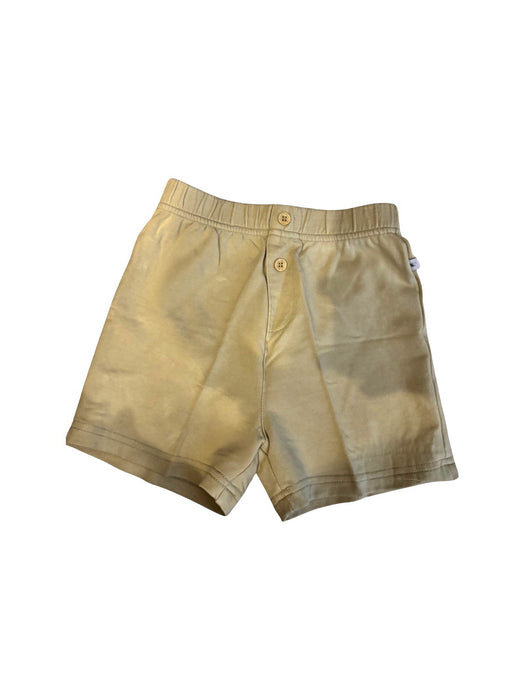 A Beige Shorts from Kays + Kins in size 3T for neutral. (Front View)