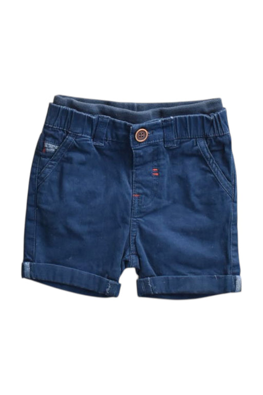 A Navy Shorts from Mothercare in size 6-12M for boy. (Front View)