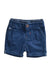 A Navy Shorts from Mothercare in size 6-12M for boy. (Front View)