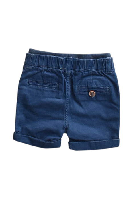 A Navy Shorts from Mothercare in size 6-12M for boy. (Back View)