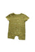 A Green Short Sleeve Rompers from Elly in size 6-12M for neutral. (Back View)