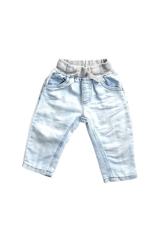 A Blue Jeans from Mothercare in size 6-12M for neutral. (Front View)