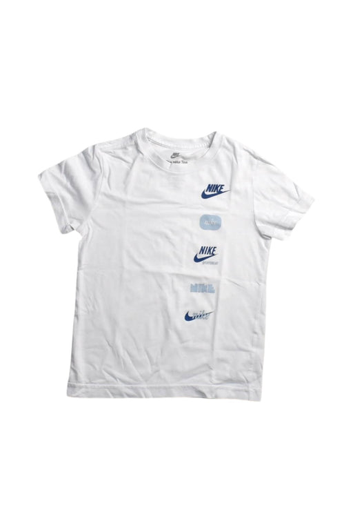 A White Short Sleeve T Shirts from Nike in size 6T for boy. (Front View)