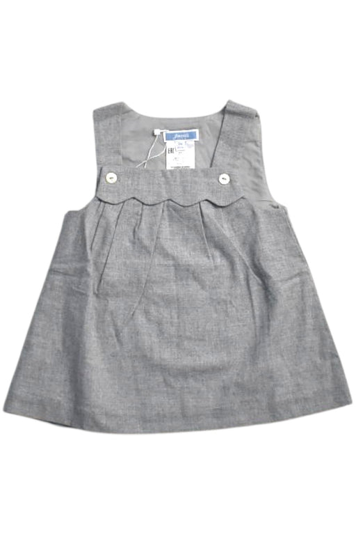 A Grey Sleeveless Dresses from Jacadi in size 3-6M for girl. (Front View)