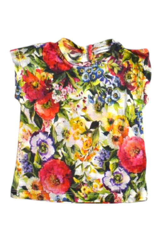 A Multicolour Short Sleeve Tops from Dolce & Gabbana in size 6-12M for girl. (Front View)