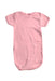 A Pink Short Sleeve Bodysuits from Petit Bateau in size 3-6M for girl. (Back View)