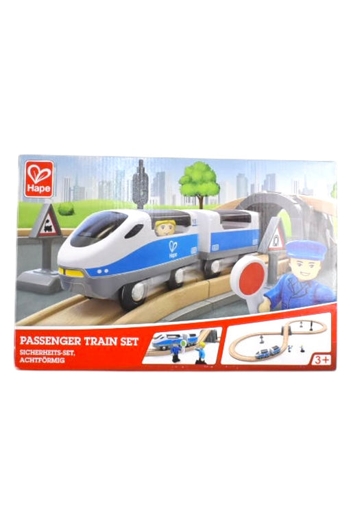 A Blue Cars Trucks Trains & Remote Control from Hape in size 3T for boy. (Front View)