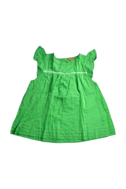 A Green Sleeveless Dresses from I Love Gorgeous in size 6T for girl. (Front View)