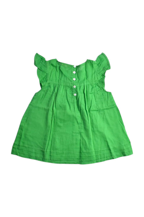 A Green Sleeveless Dresses from I Love Gorgeous in size 6T for girl. (Back View)