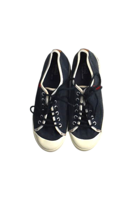 A Navy Sneakers from Polo Ralph Lauren in size 9Y for boy. (Back View)