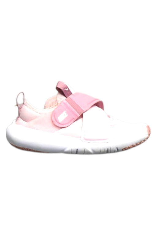 A Pink Sneakers from Nike in size 6T for girl. (Front View)