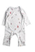 A White Long Sleeve Rompers from The Little White Company in size 6-12M for boy. (Front View)