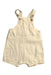 A Yellow Sleeveless Rompers from Petit Bateau in size 6-12M for neutral. (Front View)