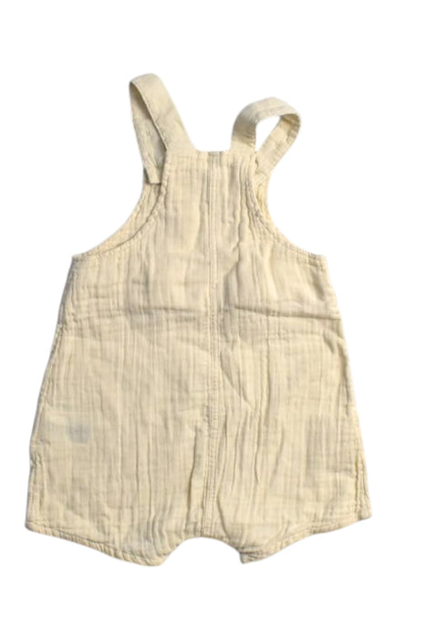 A Yellow Sleeveless Rompers from Petit Bateau in size 6-12M for neutral. (Back View)