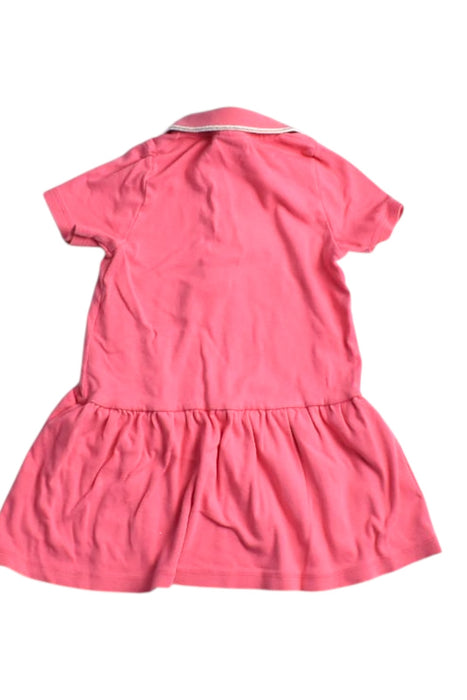 A Pink Short Sleeve Dresses from Petit Bateau in size 18-24M for girl. (Back View)