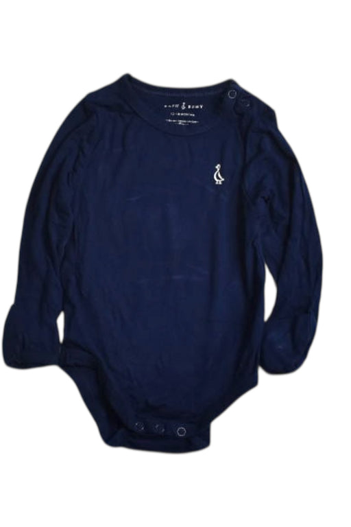 A Navy Long Sleeve Bodysuits from Raph and Remy in size 12-18M for boy. (Front View)