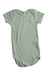 A Green Short Sleeve Bodysuits from Petit Bateau in size 12-18M for neutral. (Front View)