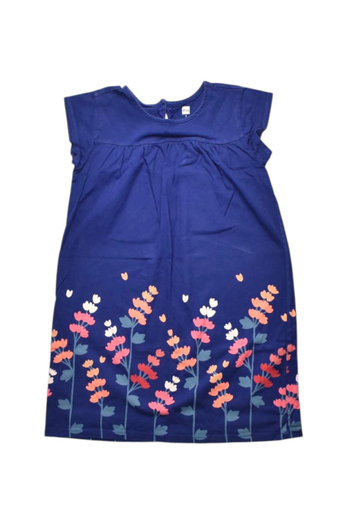 A Navy Sleeveless Dresses from Tea in size 7Y for girl. (Front View)