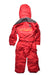 A Red Snowsuits from DPAM in size 4T for neutral. (Back View)