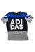 A Blue Short Sleeve T Shirts from Adidas in size 13Y for boy. (Front View)