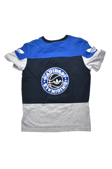 A Blue Short Sleeve T Shirts from Adidas in size 13Y for boy. (Back View)