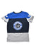 A Blue Short Sleeve T Shirts from Adidas in size 13Y for boy. (Back View)