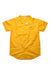 A Yellow Short Sleeve Shirts from PONEY in size 11Y for boy. (Front View)