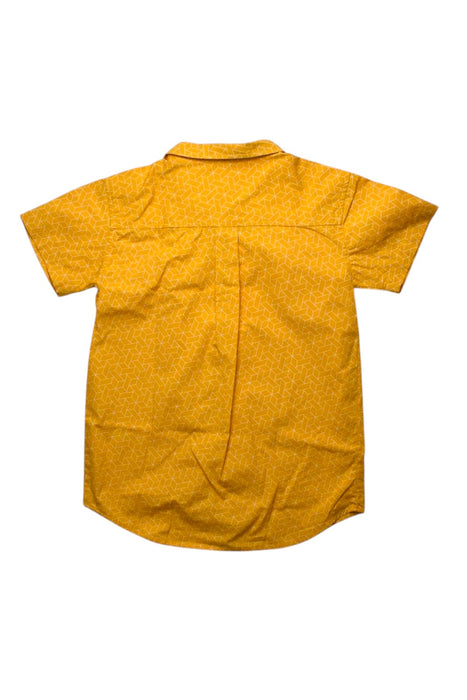 A Yellow Short Sleeve Shirts from PONEY in size 11Y for boy. (Back View)
