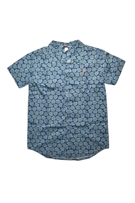 A Blue Short Sleeve Shirts from PONEY in size 11Y for boy. (Front View)