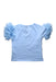 A Blue Short Sleeve Tops from Billieblush in size 6T for girl. (Back View)