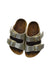 A Metallic Sandals from Birkenstock in size 4T for girl. (Back View)