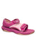 A Pink Sandals from Teva in size 3T for girl. (Front View)